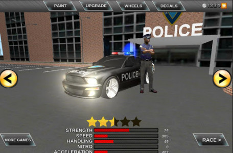 اسکرین شات بازی Police Cars vs Street Racers 3