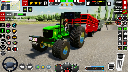 اسکرین شات 6 بازی Indian Tractor Driving 2024