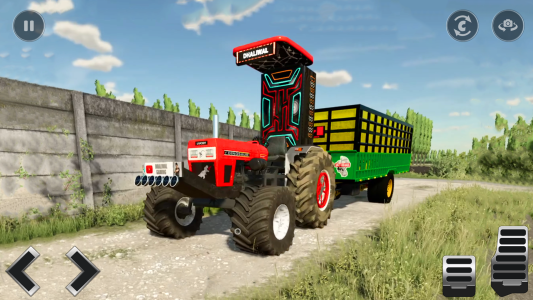 اسکرین شات 2 بازی Indian Tractor Driving 2024