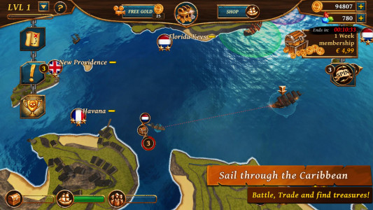 اسکرین شات بازی Ships of Battle Age of Pirates 2