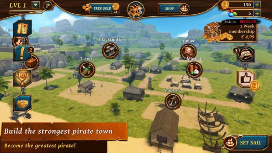 اسکرین شات بازی Ships of Battle Age of Pirates 4