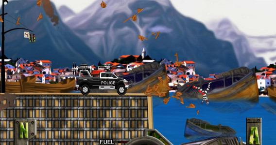 اسکرین شات بازی Smash Police Car - Outlaw Run 1