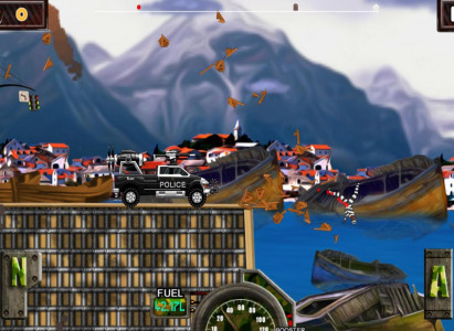 اسکرین شات بازی Smash Police Car - Outlaw Run 5