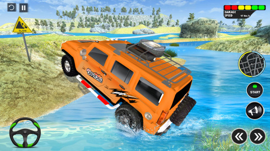 اسکرین شات بازی Offroad Jeep Driving Car Games 5