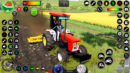 اسکرین شات برنامه Tractor Farming Real Simulator 5