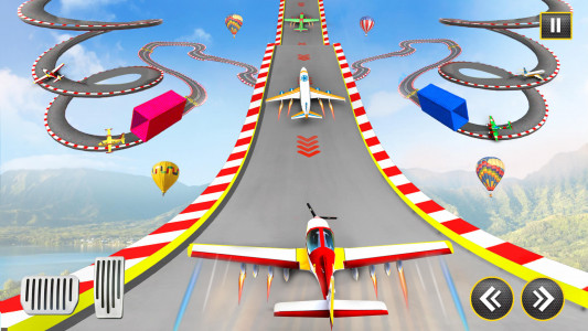 اسکرین شات بازی Airplane Mega Ramp Stunt Games 1