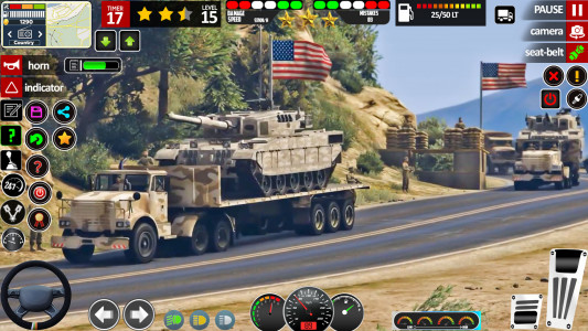 اسکرین شات 1 برنامه US Army Military Truck Driving