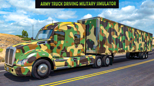 اسکرین شات برنامه US Army Military Truck Driving 1