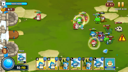 اسکرین شات 3 بازی Meowar - PvP Cat Merge Defense