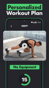 اسکرین شات برنامه VGFIT: All-in-one Fitness 2