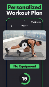 اسکرین شات 2 برنامه VGFIT: All-in-one Fitness