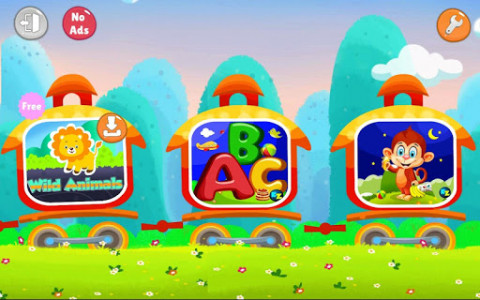 اسکرین شات برنامه Kids Train Learning Videos ABC 8