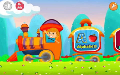 اسکرین شات برنامه Kids Train Learning Videos ABC 3