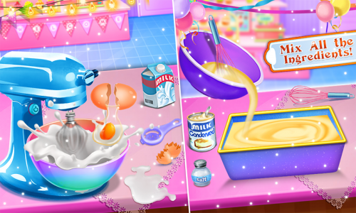 اسکرین شات بازی Makeup Kit Cakes - Cosmetic Box Cake Cooking 4