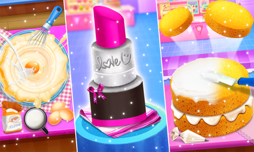 اسکرین شات 6 بازی Makeup Kit Cakes- Cosmetic Box