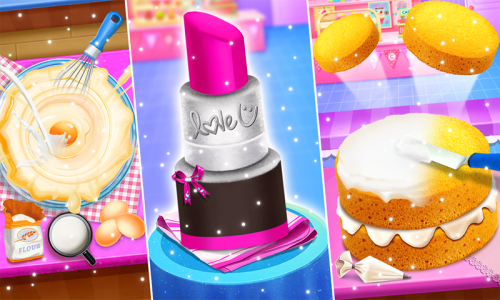 اسکرین شات بازی Makeup Kit Cakes - Cosmetic Box Cake Cooking 6