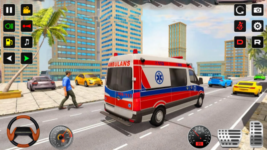 اسکرین شات بازی Police Rescue Ambulance Games 3