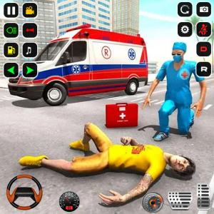 اسکرین شات بازی Police Rescue Ambulance Games 1