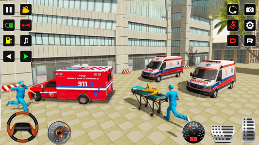 اسکرین شات بازی Police Rescue Ambulance Games 4