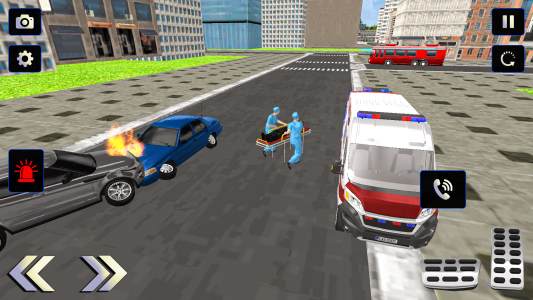 اسکرین شات بازی Police Rescue Ambulance Games 4