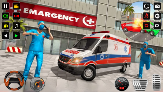 اسکرین شات بازی Police Rescue Ambulance Games 2