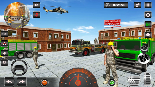 اسکرین شات بازی Emergency Fire Truck Game 2