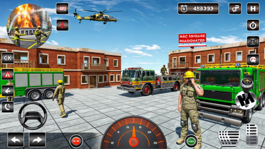 اسکرین شات بازی Emergency Fire Truck Game 2