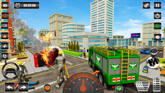 اسکرین شات بازی Emergency Fire Truck Game 5