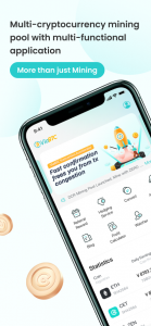 اسکرین شات برنامه ViaBTC-Crypto Mining Pool 1
