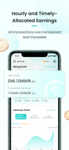 اسکرین شات برنامه ViaBTC-Crypto Mining Pool 2