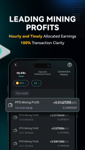 اسکرین شات برنامه ViaBTC-Crypto Mining Pool 3