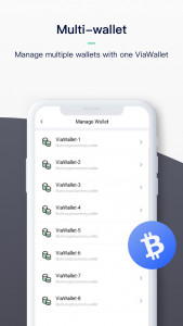 اسکرین شات برنامه ViaWallet: Multi-crypto wallet 3