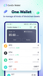 اسکرین شات برنامه CoinEx Wallet - Crypto & DeFi 1