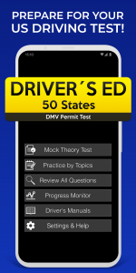 اسکرین شات 1 برنامه Drivers Ed: US Driving Test
