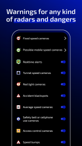 اسکرین شات 8 برنامه Radarbot Speed Camera Detector