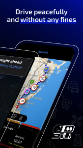 اسکرین شات 2 برنامه Radarbot Speed Camera Detector
