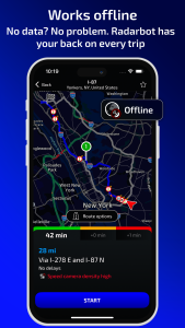 اسکرین شات 7 برنامه Radarbot Speed Camera Detector