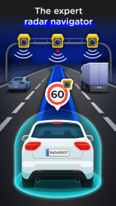 اسکرین شات برنامه Radarbot Speed Camera Detector 1