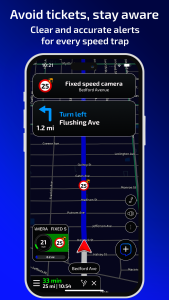 اسکرین شات 3 برنامه Radarbot Speed Camera Detector