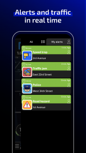 اسکرین شات 4 برنامه Radarbot Speed Camera Detector