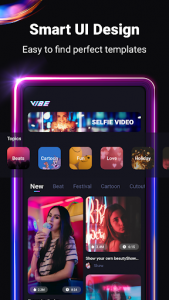 اسکرین شات برنامه Vibe: Music Video Maker, Effect, No Skill Need 6