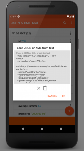 اسکرین شات برنامه JSON & XML Tool - JSON Editor 4