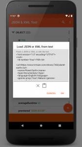 اسکرین شات 4 برنامه JSON & XML Tool - JSON Editor