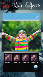 اسکرین شات برنامه Rain Photo Effect : Video Maker 4