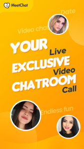 اسکرین شات برنامه Meetchat-Social Chat & Video Call to Meet people 1