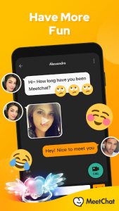اسکرین شات برنامه Meetchat-Social Chat & Video Call to Meet people 5