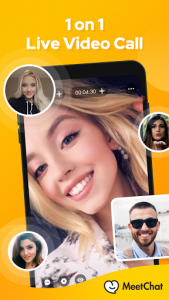 اسکرین شات برنامه Meetchat-Social Chat & Video Call to Meet people 3