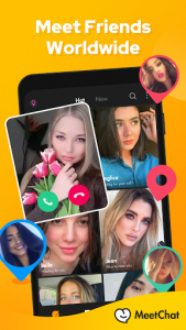 اسکرین شات برنامه Meetchat-Social Chat & Video Call to Meet people 2