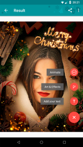 اسکرین شات برنامه Christmas Photo Frames & Cards 6