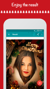اسکرین شات 6 برنامه Christmas Photo Frames, Editor